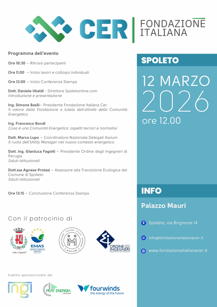 locandina evento 12 marzo 2026 - palazzo mauri spoleto